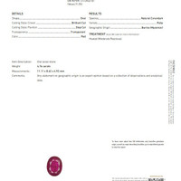 4.76 Ct. Ruby from Burma (Myanmar) Scan Report