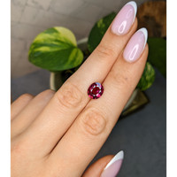 3.04 Ct. Purplish Red Ruby from Mozambique Life Style