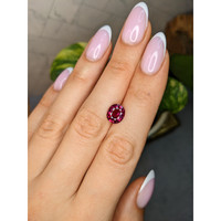 3.04 Ct. Purplish Red Ruby from Mozambique Life Style
