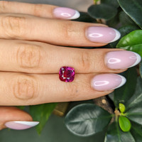 4.07 Ct. Purplish Red Ruby from Mozambique Life Style