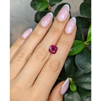 4.07 Ct. Purplish Red Ruby from Mozambique Life Style