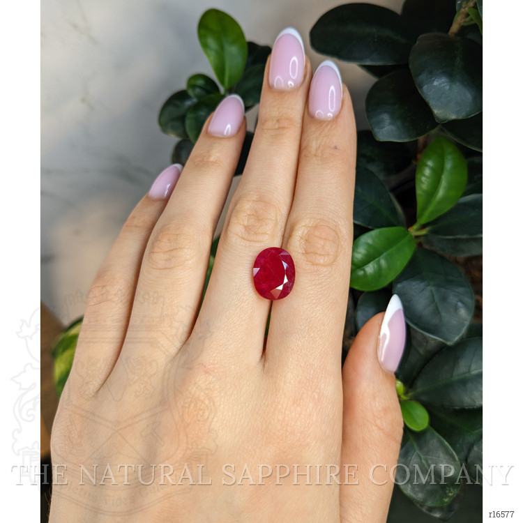 7.06 Ct. Pinkish Red Ruby from Mozambique