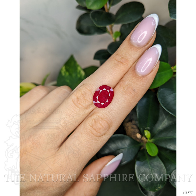 7.06 Ct. Pinkish Red Ruby from Mozambique