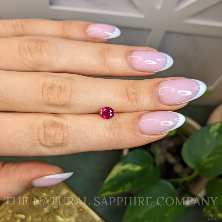 1.01 Ct. Purplish Red Ruby from Burma (Myanmar)
