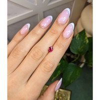 1.01 Ct. Purplish Red Ruby from Burma (Myanmar) Life Style