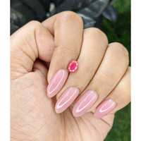 0.99 Ct. Pinkish Red Ruby from Madagascar Life Style