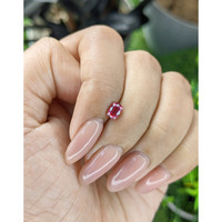 0.52 Ct. Pinkish Red Ruby from Tanzania Life Style