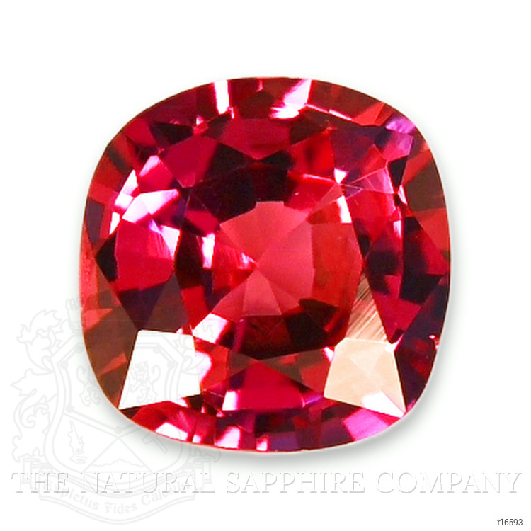 0.59 Ct. Orangish Red Ruby from Tanzania