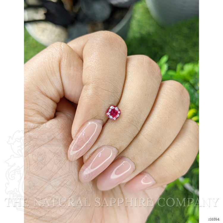 0.56 Ct. Pinkish Red Ruby from Tanzania