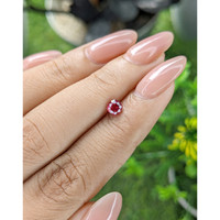 0.50 Ct. Pinkish Red Ruby from Tanzania Life Style
