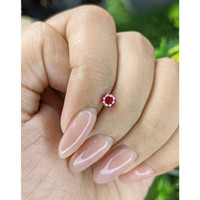 0.50 Ct. Pinkish Red Ruby from Tanzania Life Style