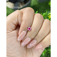 0.64 Ct. Pinkish Red Ruby from Tanzania Life Style
