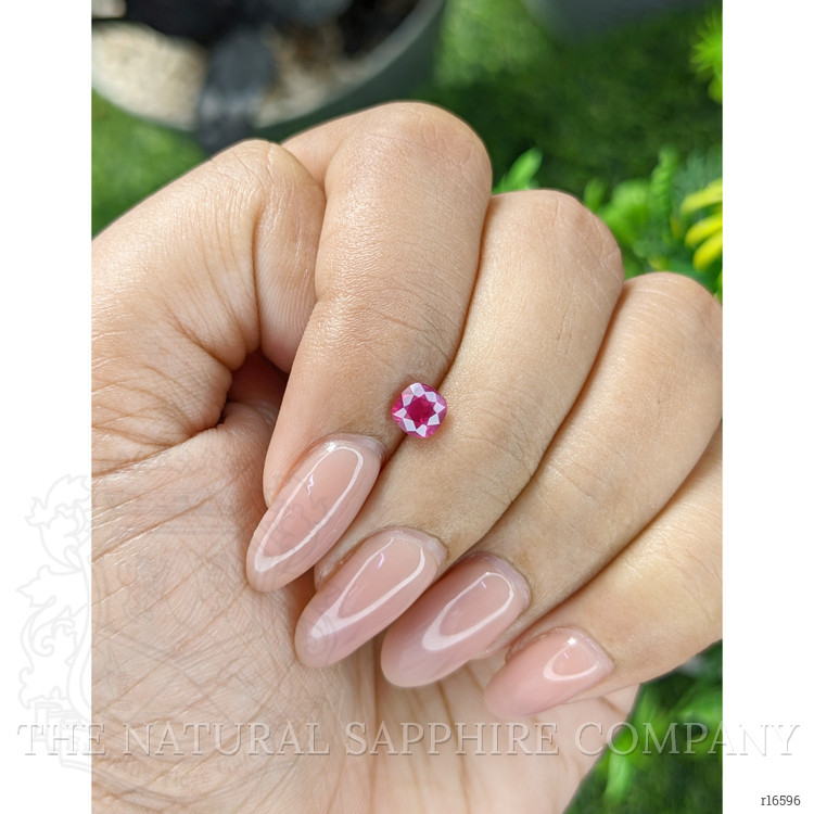 0.64 Ct. Pinkish Red Ruby from Tanzania