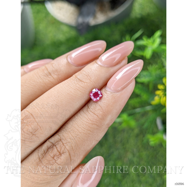 0.64 Ct. Pinkish Red Ruby from Tanzania