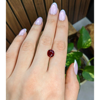 3.21 Ct. Ruby from Mozambique Life Style