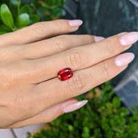 3.08 Ct. Ruby from Mozambique Life Style