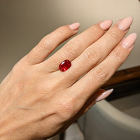 3.08 Ct. Ruby from Mozambique Life Style