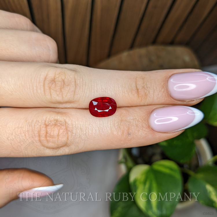 3.47 Ct. Purplish Red Ruby from Mozambique