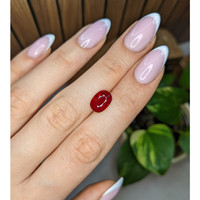 3.47 Ct. Purplish Red Ruby from Mozambique Life Style