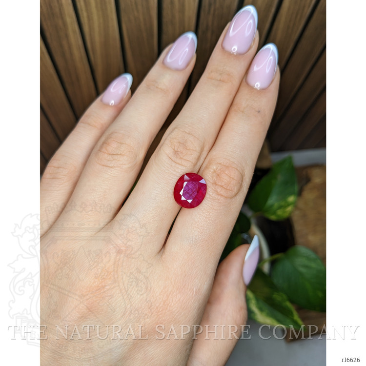 6.32 Ct. Pinkish Red Ruby from Mozambique