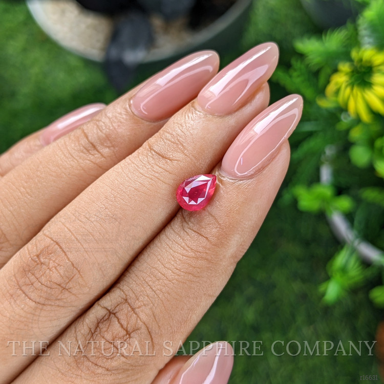 1.54 Ct. Pinkish Red Ruby from Mozambique