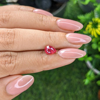1.54 Ct. Pinkish Red Ruby from Mozambique Life Style