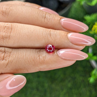 1.05 Ct. Pinkish Red Ruby from Mozambique Life Style