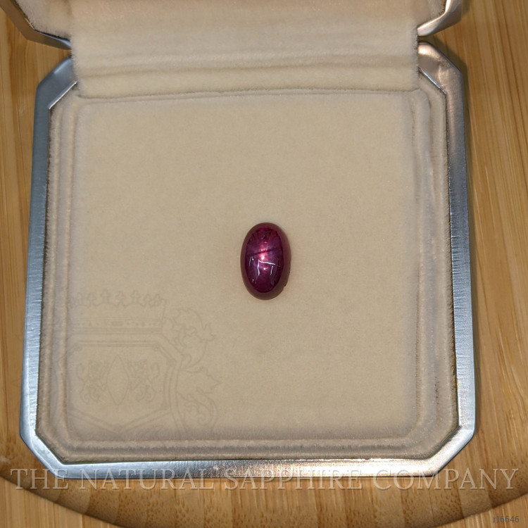 4.64 Ct. Purplish Red Star Ruby from Mozambique