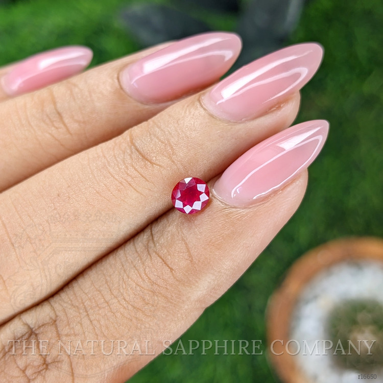 0.76 Ct. Pinkish Red Ruby from Mozambique