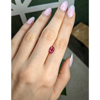 1.82 Ct. Pinkish Red Ruby from Mozambique Life Style