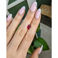 1.82 Ct. Pinkish Red Ruby from Mozambique Life Style