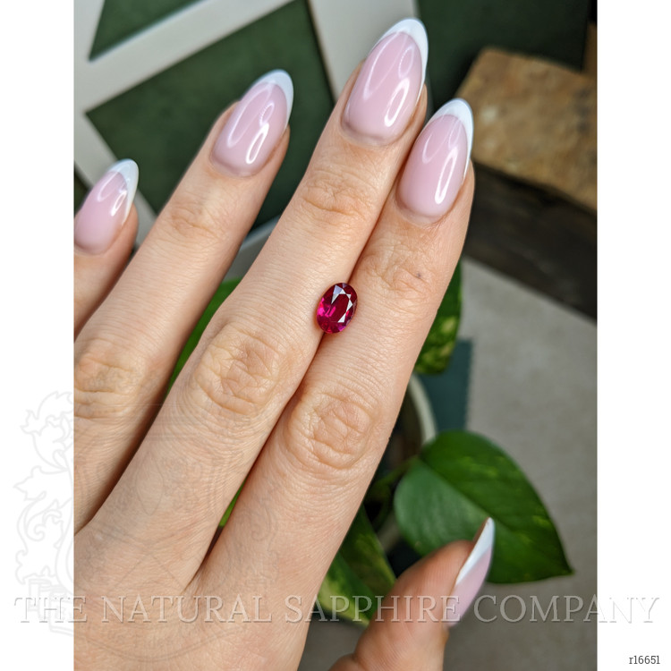 1.82 Ct. Pinkish Red Ruby from Mozambique