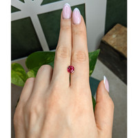2.03 Ct. Pinkish Red Ruby from Mozambique Life Style