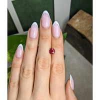 2.03 Ct. Pinkish Red Ruby from Mozambique Life Style