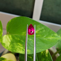 2.04 Ct. Pinkish Red Ruby from Mozambique Life Style