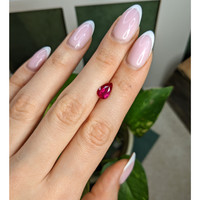 2.04 Ct. Pinkish Red Ruby from Mozambique Life Style