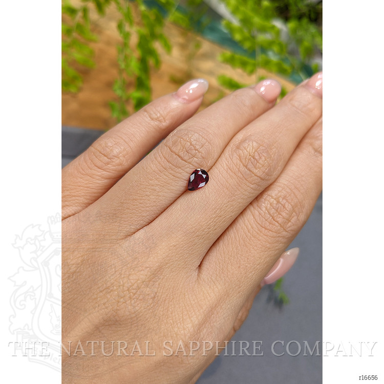 0.64 Ct. Purplish Red Ruby from Mozambique