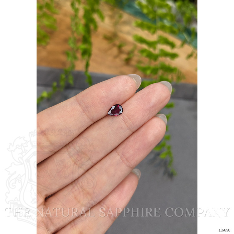 0.64 Ct. Purplish Red Ruby from Mozambique