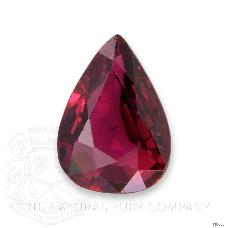 0.54 Ct. Purplish Red Ruby from Mozambique