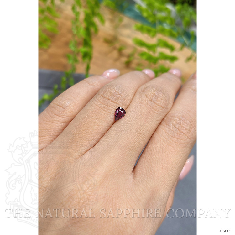 0.54 Ct. Purplish Red Ruby from Mozambique