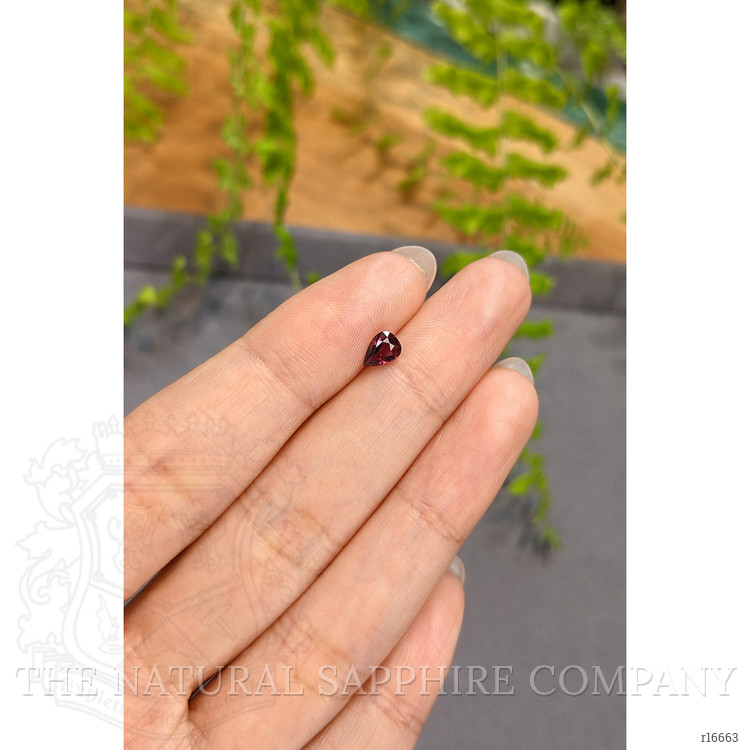 0.54 Ct. Purplish Red Ruby from Mozambique