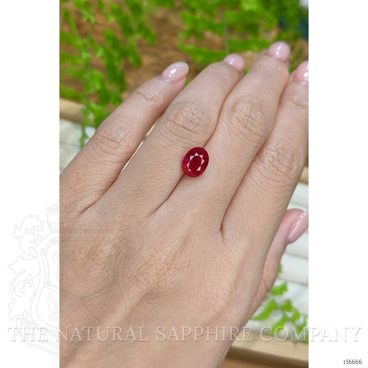 3.03 Ct. Purplish Red Ruby from Mozambique