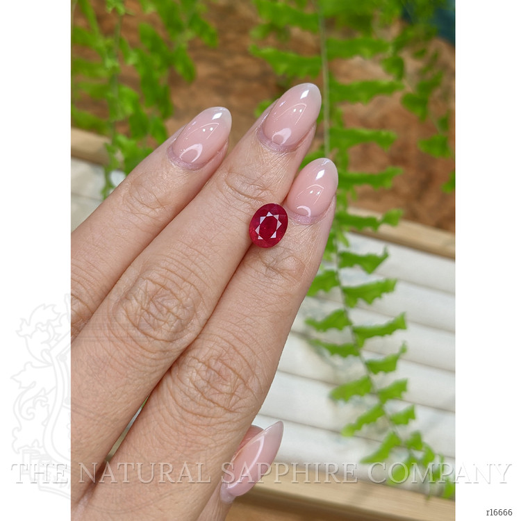 3.03 Ct. Purplish Red Ruby from Mozambique