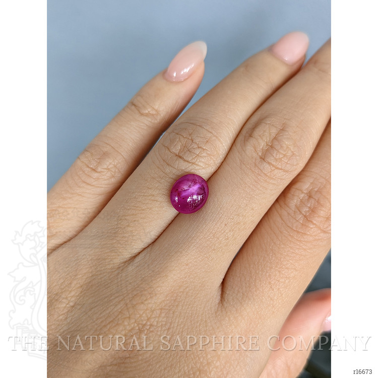 3.32 Ct. Purplish Red Star Ruby from Mozambique