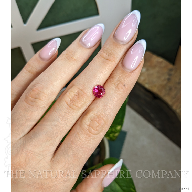 2.13 Ct. Pinkish Red Ruby from Mozambique