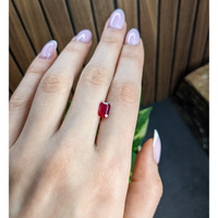 1.59 Ct. Ruby from Mozambique Life Style
