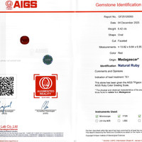 6.42 Ct. Ruby from Madagascar Scan Report