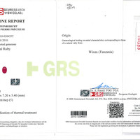 4.03 Ct. Ruby from Tanzania Scan Report