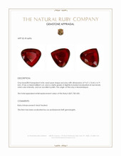 4.06 Ct. Ruby from Mozambique Appraisal
