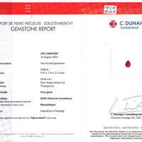 2.34 Ct. Ruby from Mozambique Scan Report